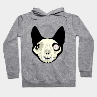 Cat Skull With Pearl Hoodie